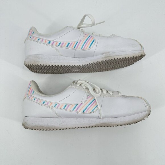 NIKE CORTEZ 72 shoes sneakers leather pastel stripe swoosh retro colorful 8.5 - Picture 9 of 14
